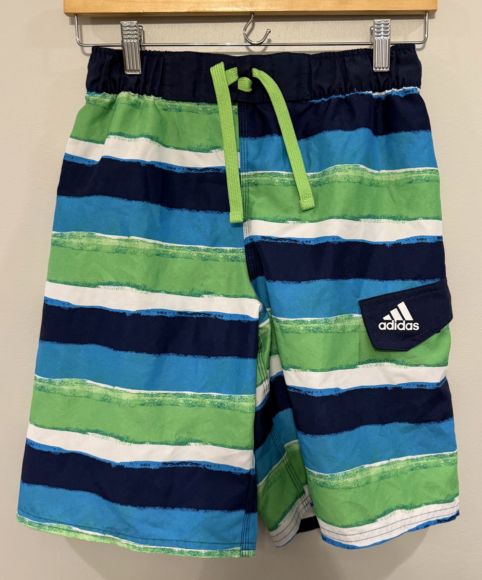 Boys Adidas Swim Trunks Size Large (14/16) $10