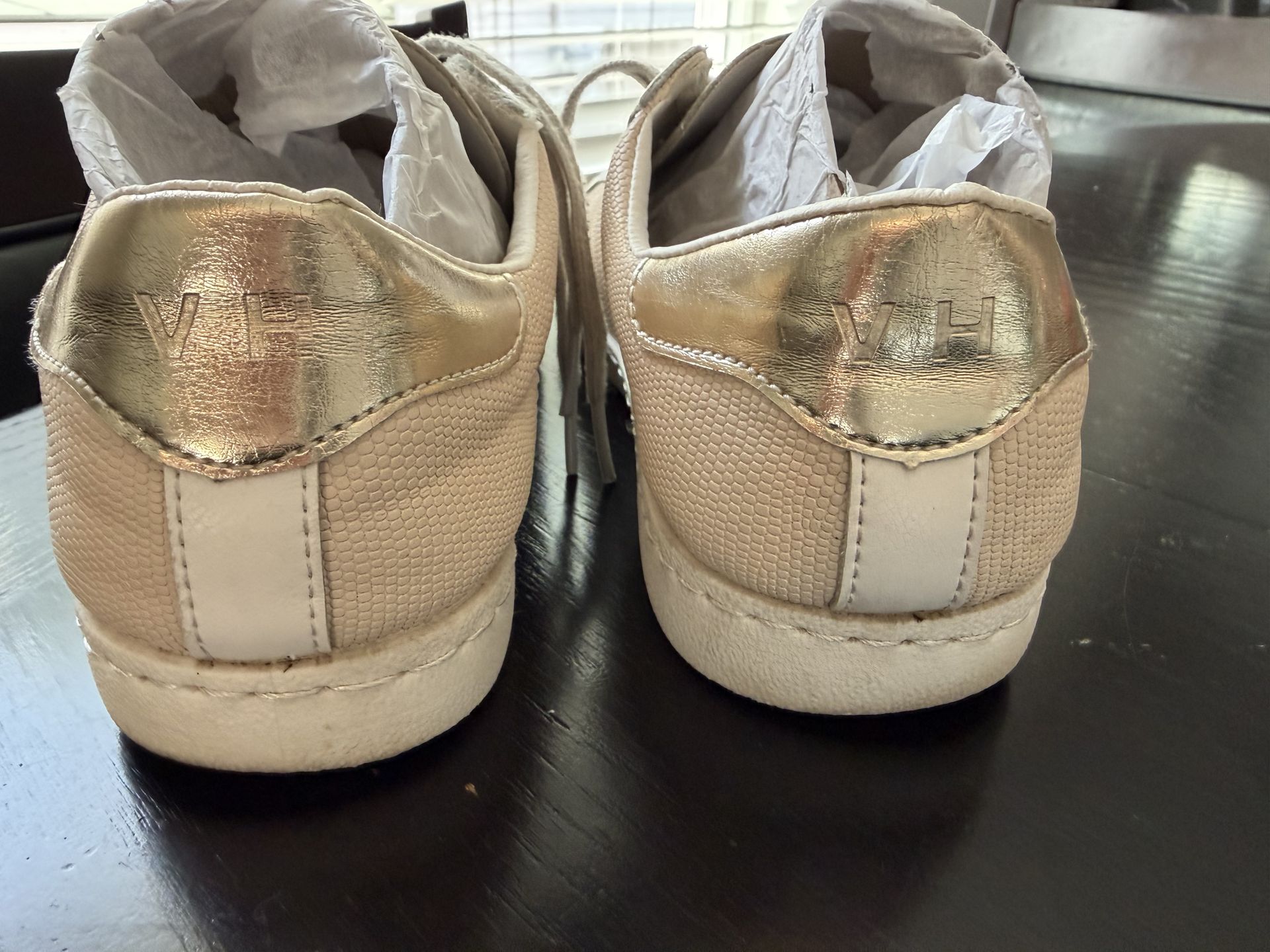 Women’s 7.5 Canvas & suede sneakers, Vintage Havana Bianca - photo 4