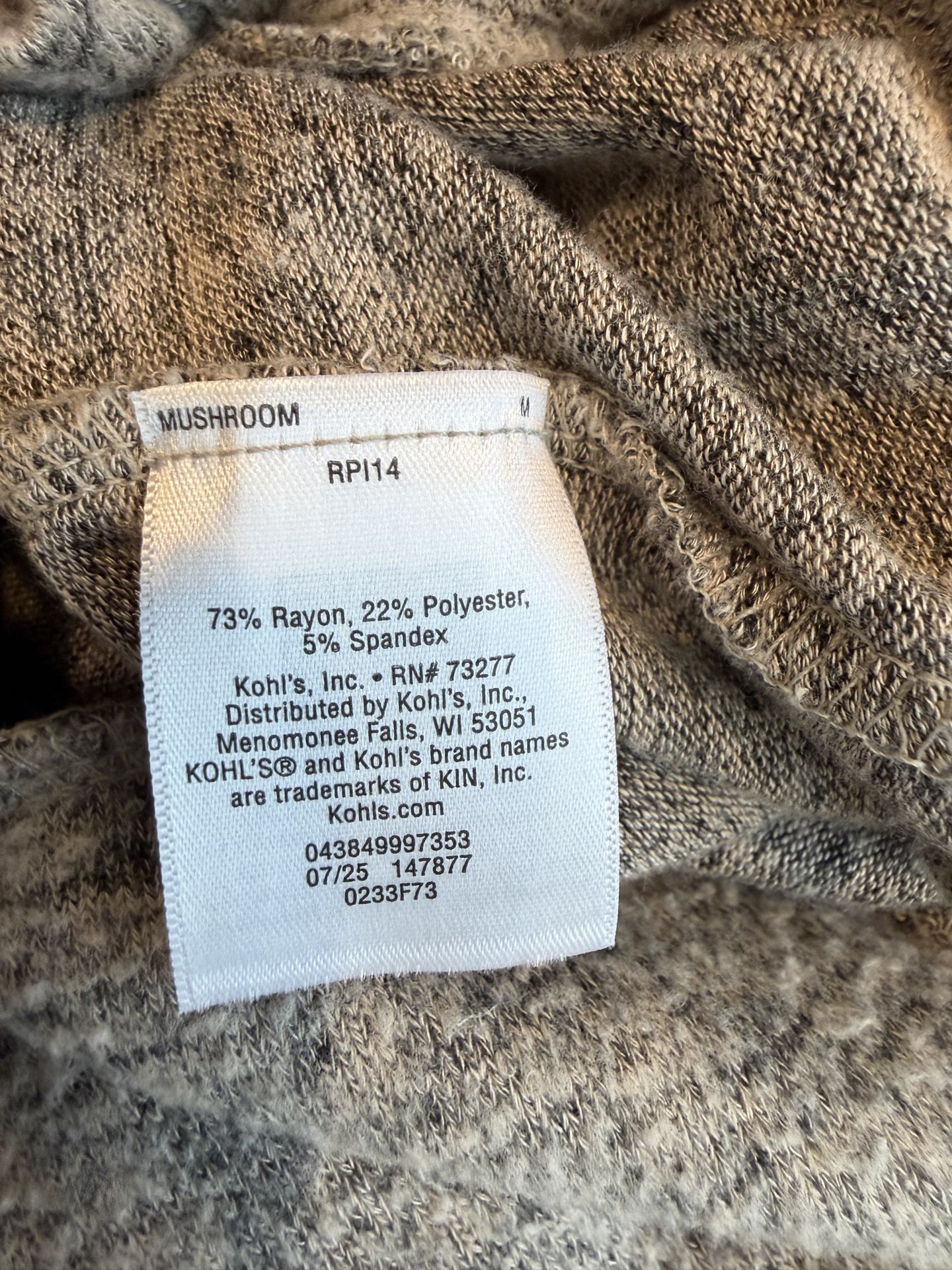 Women's Apt. 9 Soft Cowl Neck Button Sweater - Medium - photo 5