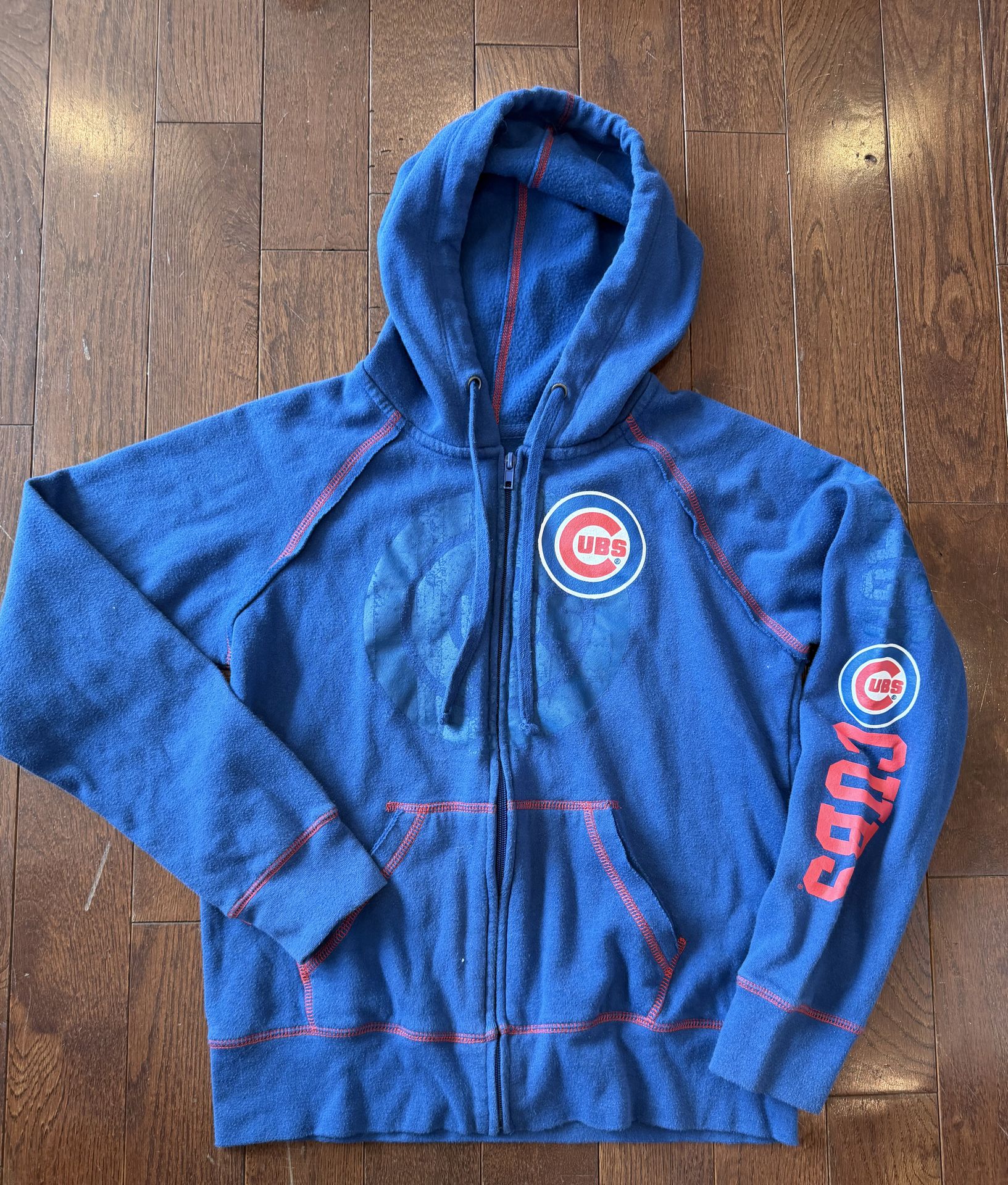Women’s Chicago Cubs Zip Up Hoodie Size S
