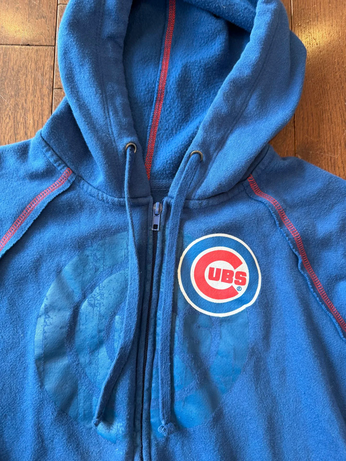 Women’s Chicago Cubs Zip Up Hoodie Size S - photo 2