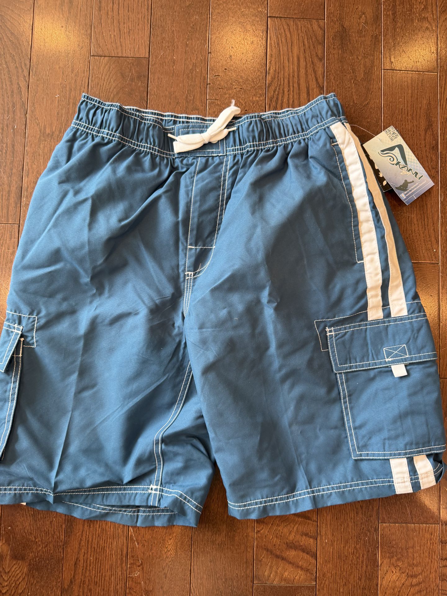 NWT Men's Swim Trunks, Kanu Surf Barracuda, Lined, M
