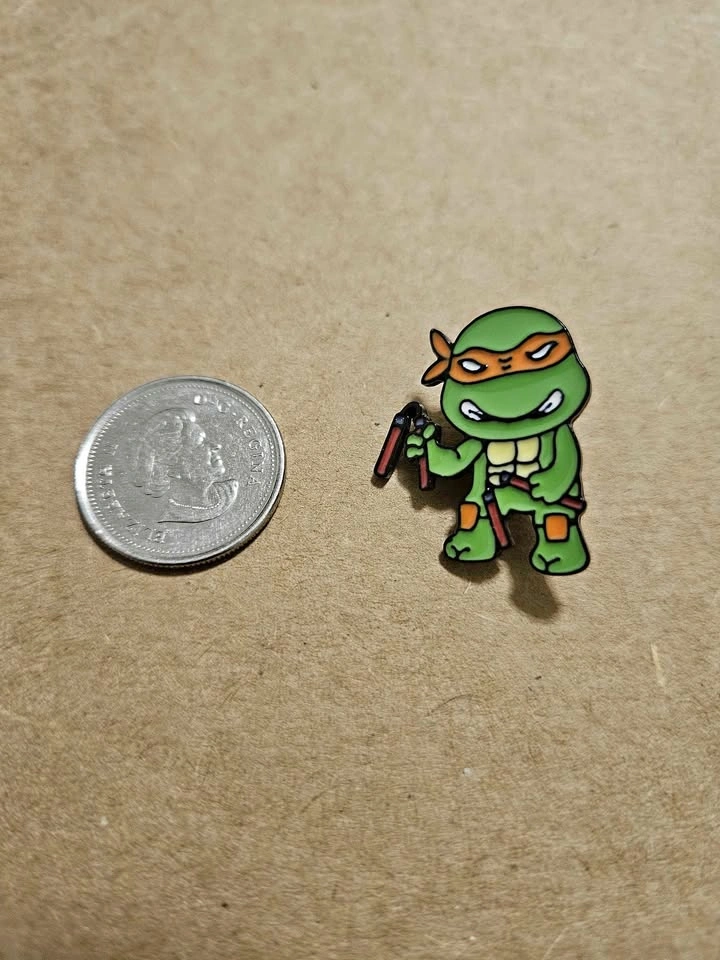 TMNT Ninja Turtles Michelangelo Pin
