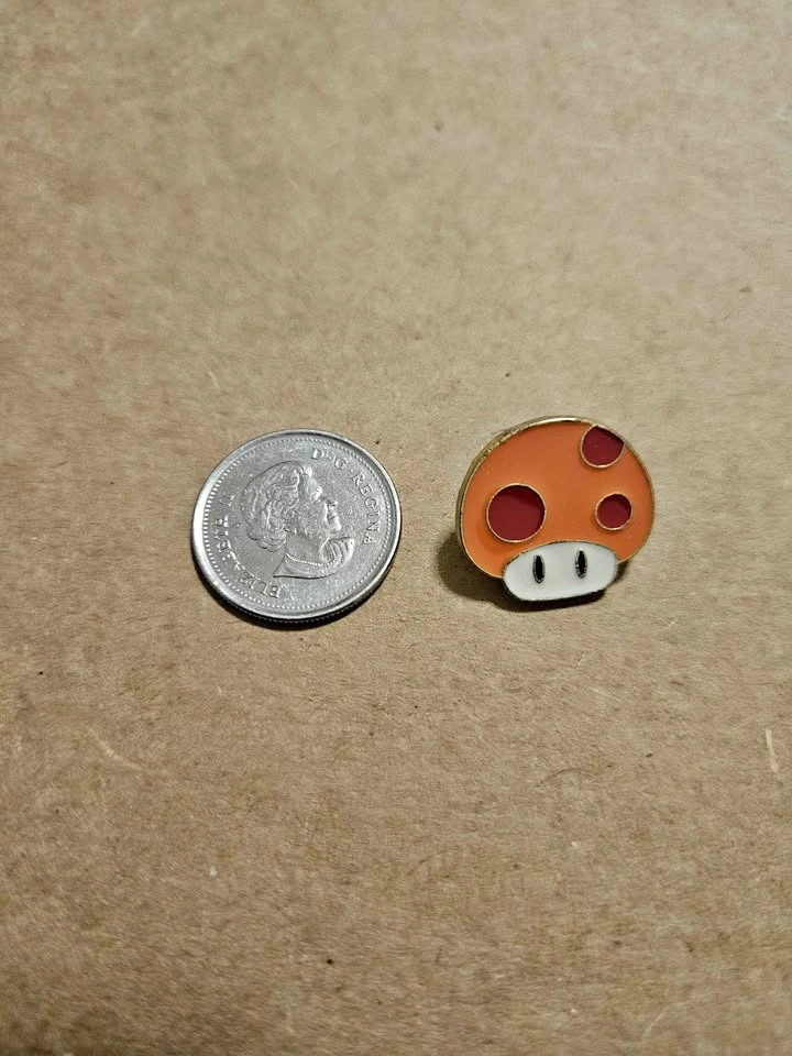 Tiny Mushroom Pin