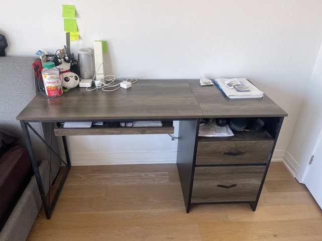 Desk with 3 drawers - photo 2