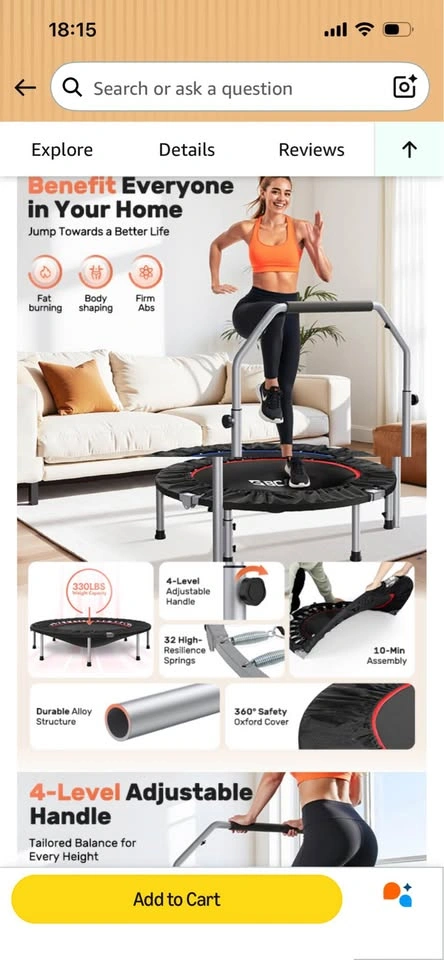 Rebounder trampoline. Save the Tax! - photo 2