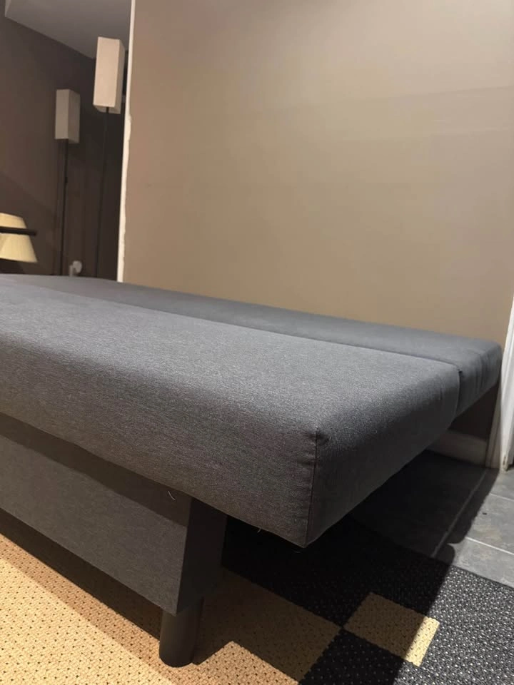 IKEA ÄLVDALE Grey Sofa Bed with Storage - photo 3