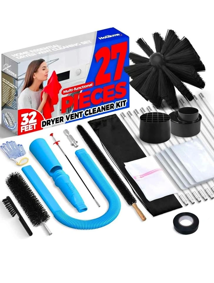 27 Pieces Dryer Vent Cleaning Kit
