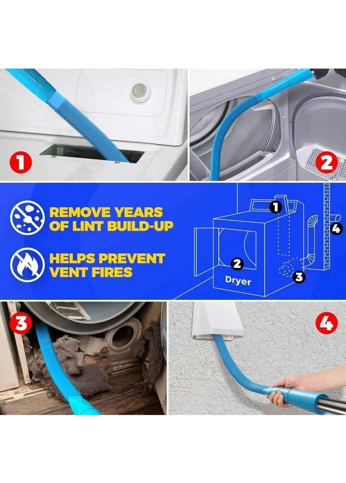 27 Pieces Dryer Vent Cleaning Kit - photo 4