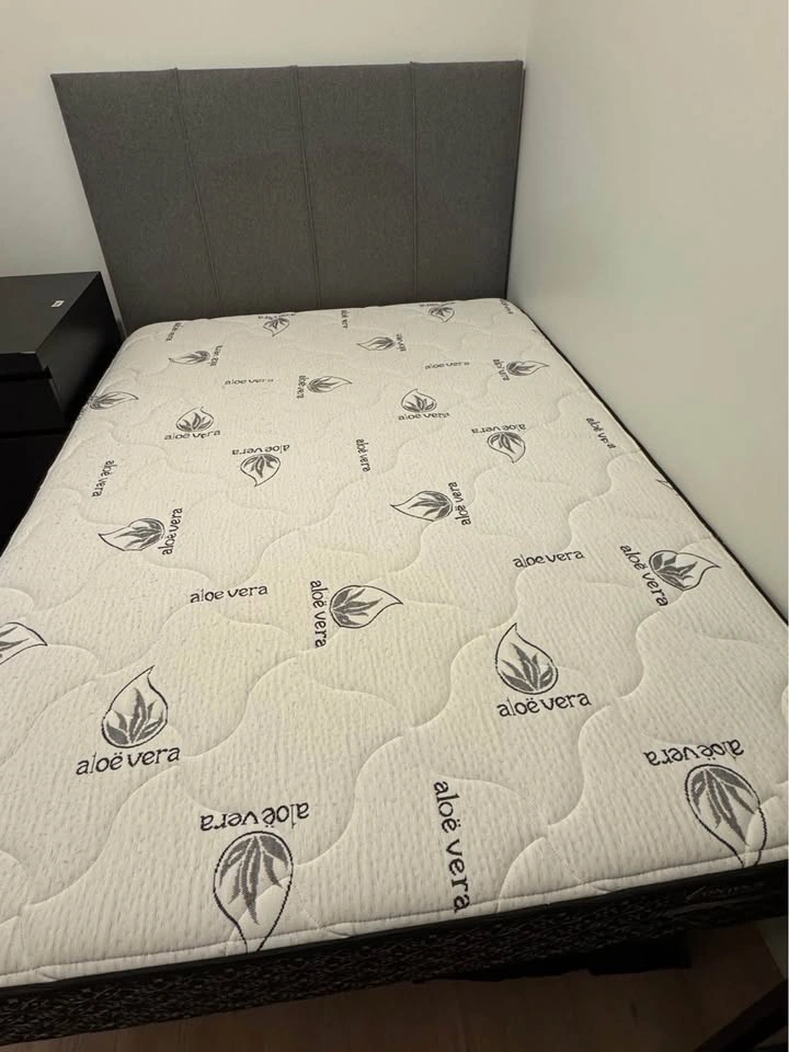 Double bed frame and mattress - photo 2