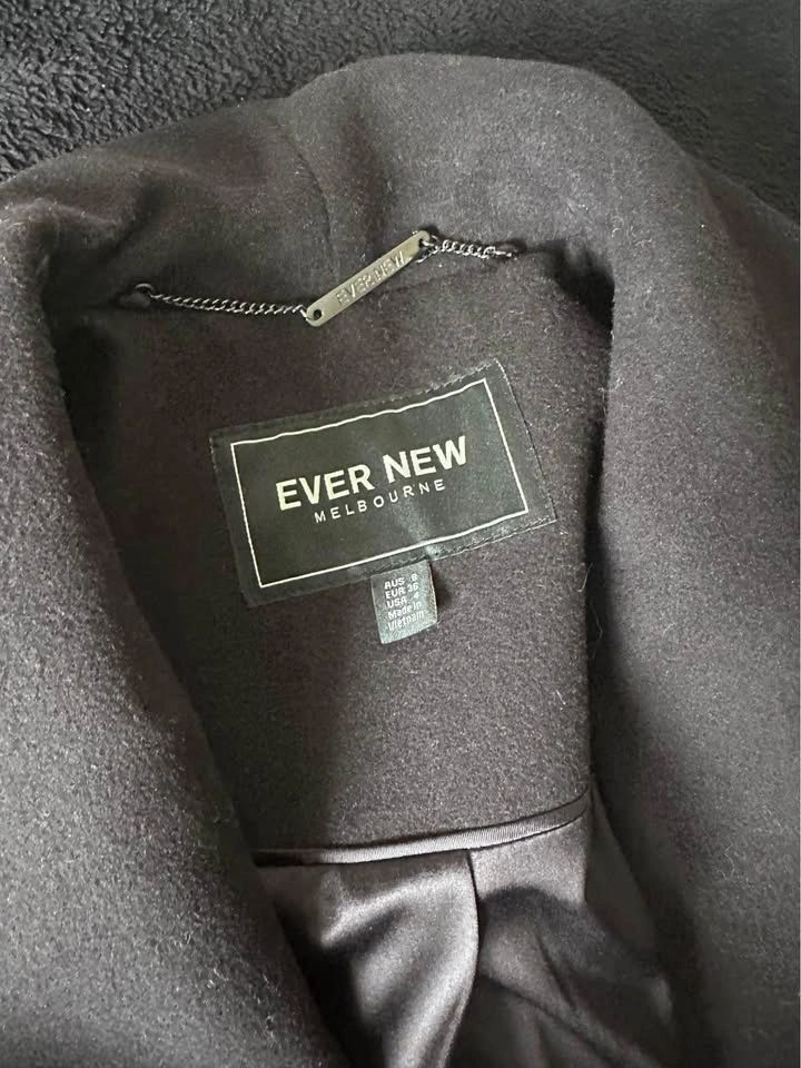 Evernew Trenchcoat (Black, Size 4) - photo 2