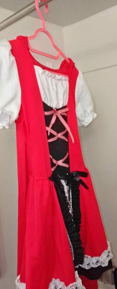 Quality Dirndl Dress - Oktoberfest/Little Red Riding Hood Style