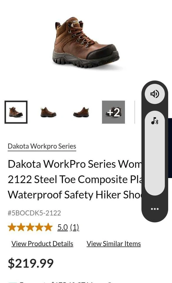Dakota Workpro Women's Work/Hiking Boots Size 5 - photo 3