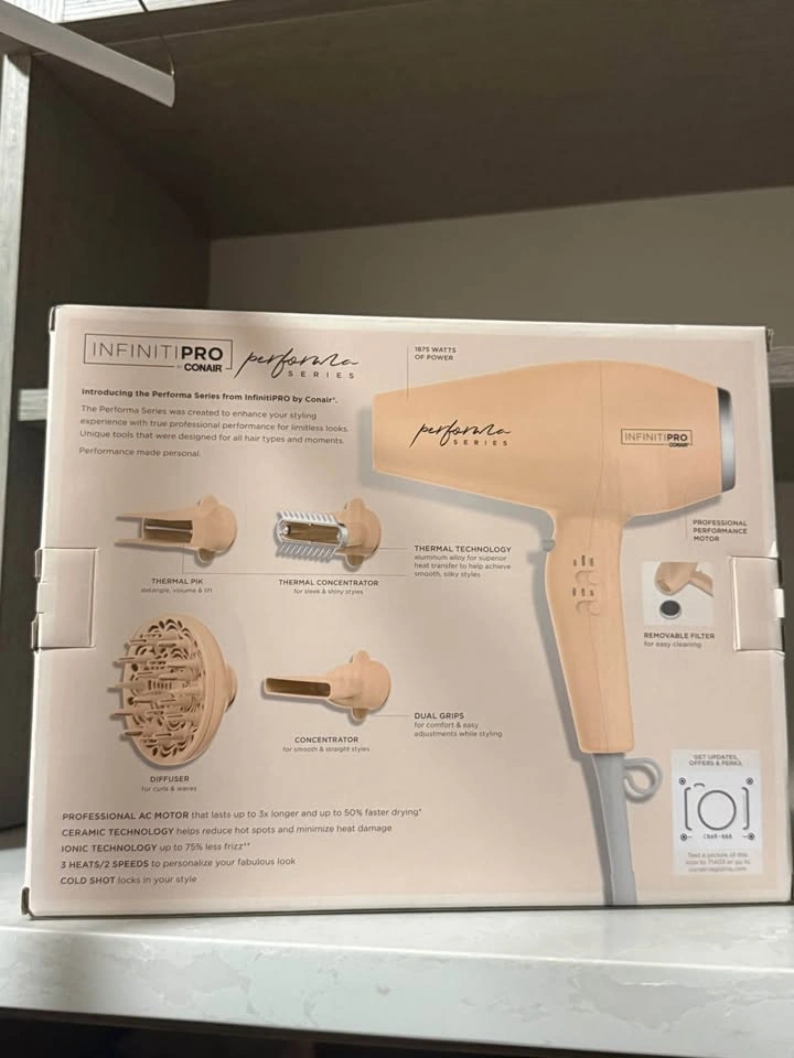 InfinitiPRO by Conair Performa Series Ionic Ceramic Dryer - photo 3