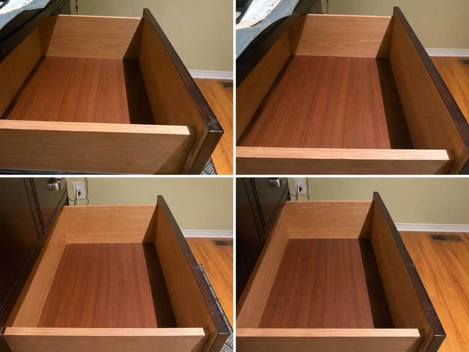 Dark Wood Dresser with Mirror - photo 5