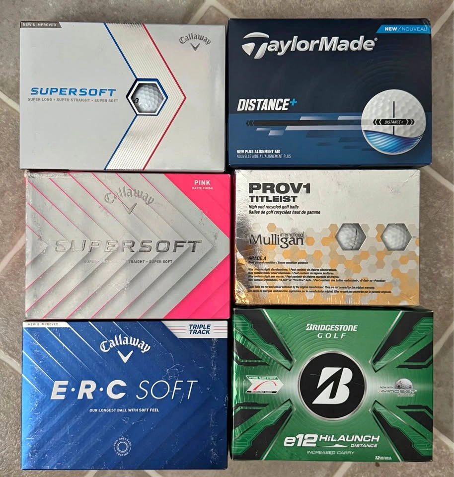 New Golf Balls - $15/box
