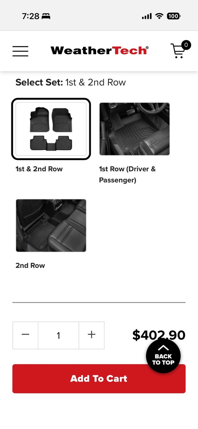 Porsche Cayenne WeatherTech Floor Mats - photo 3