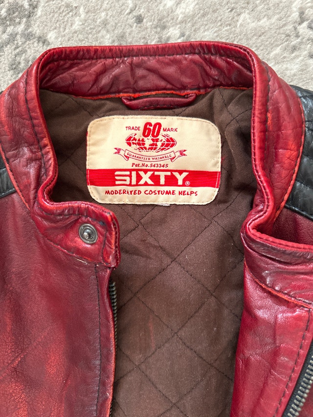 SIXTY "Moderated Costume Helps" leather biker jacket. - photo 3