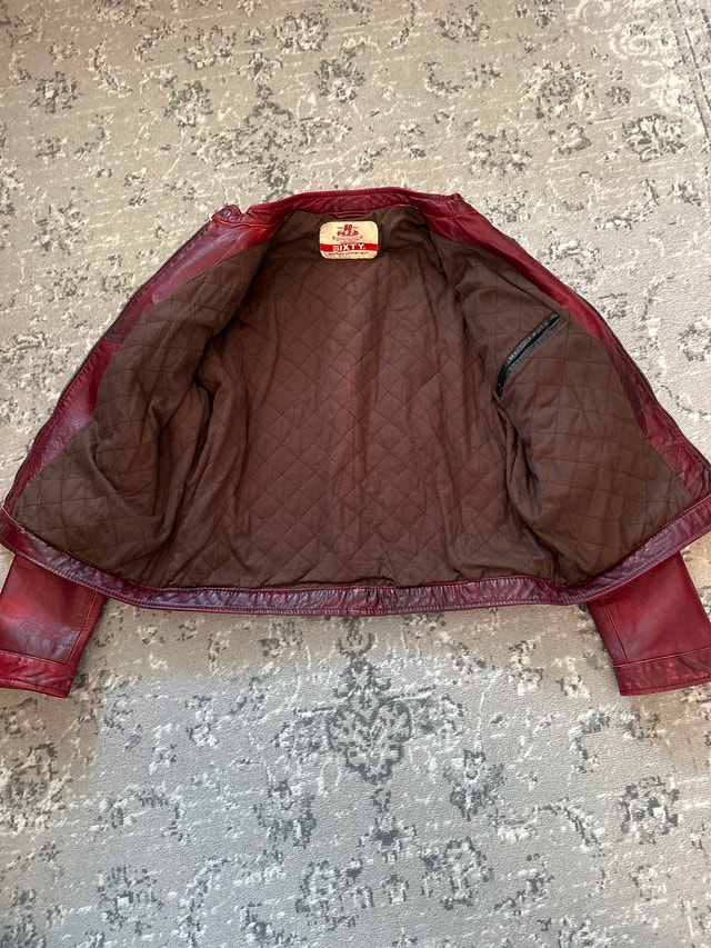 SIXTY "Moderated Costume Helps" leather biker jacket. - photo 5