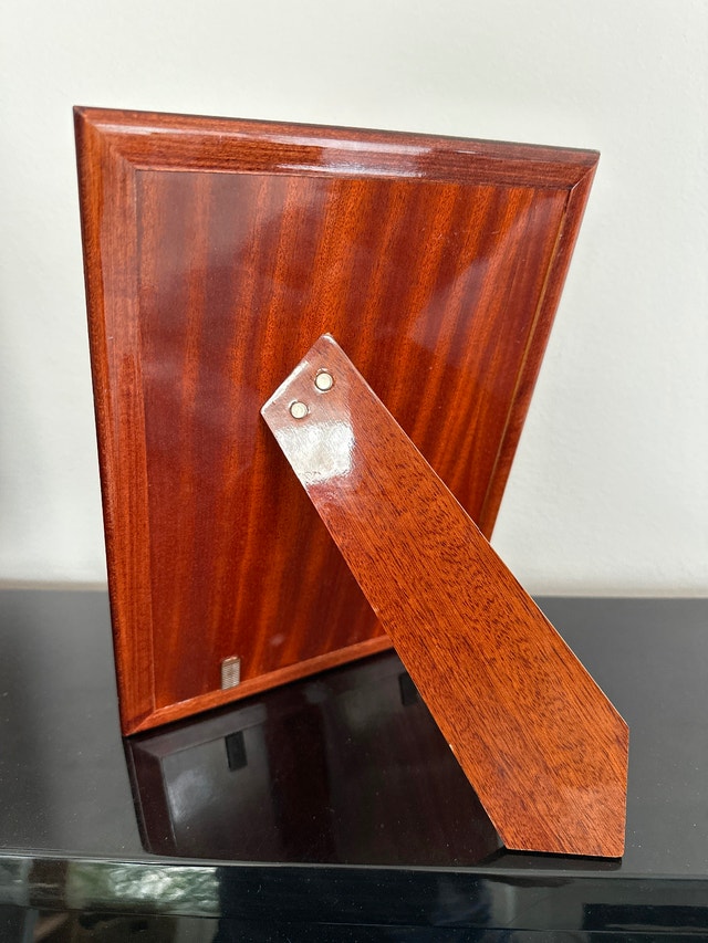 Silver plated metal picture frame - photo 5
