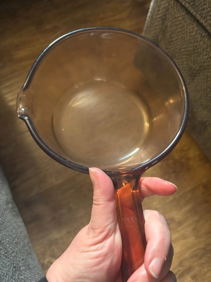 Visions Corning 1L Amber Glass Saucepan with Lid - photo 2