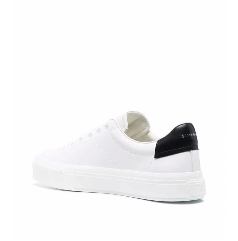 Givenchy White & Black Sport Lace-Up Sneakers - Size 10 - photo 2