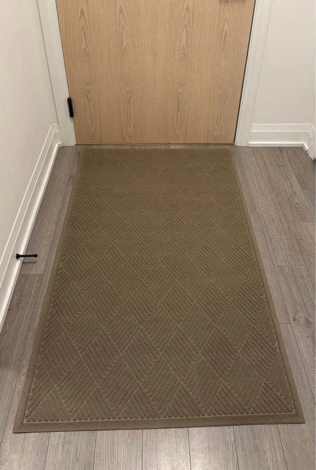 Brown Geometric Door Mat - photo 2