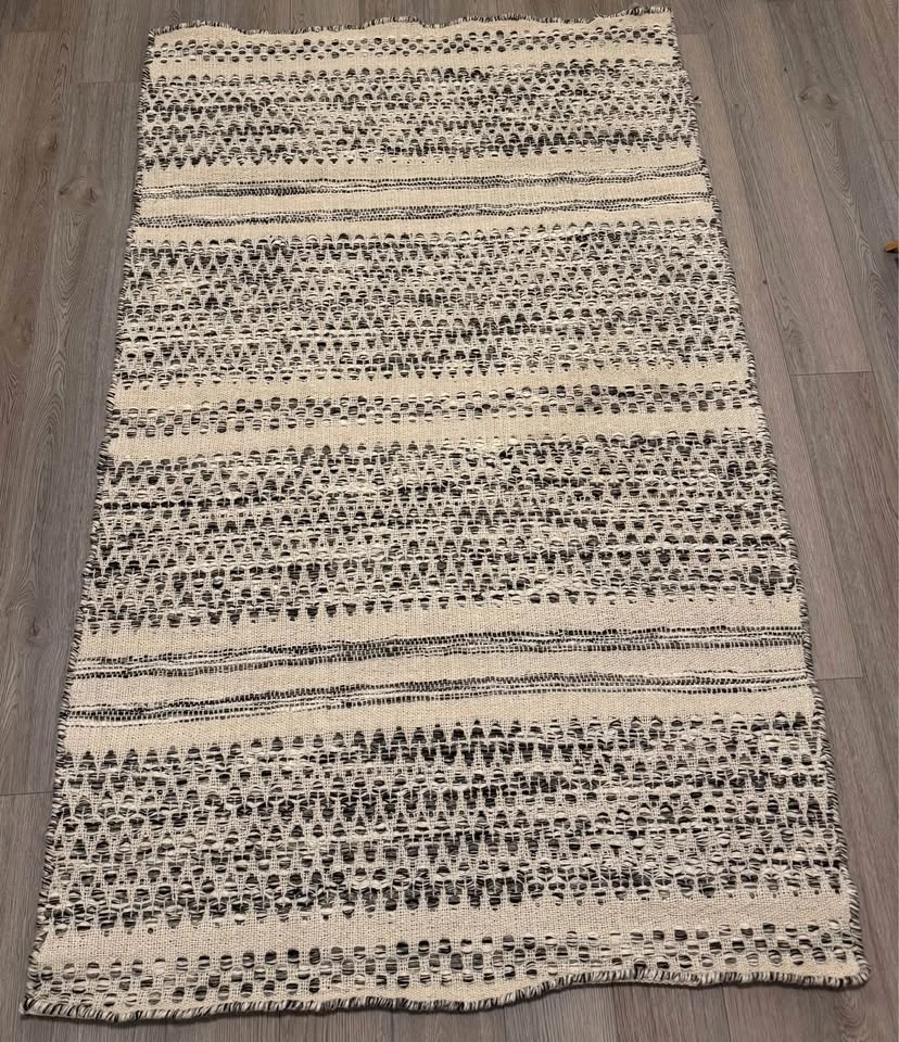 LIVABLISS Mardin MDI-2305 Woven Wool Rug Black Cream 3x5 - photo 2