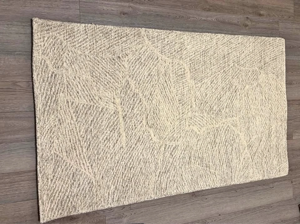 SAFAVIEH Metro Natural Ivory Wool Area Rug 3x5