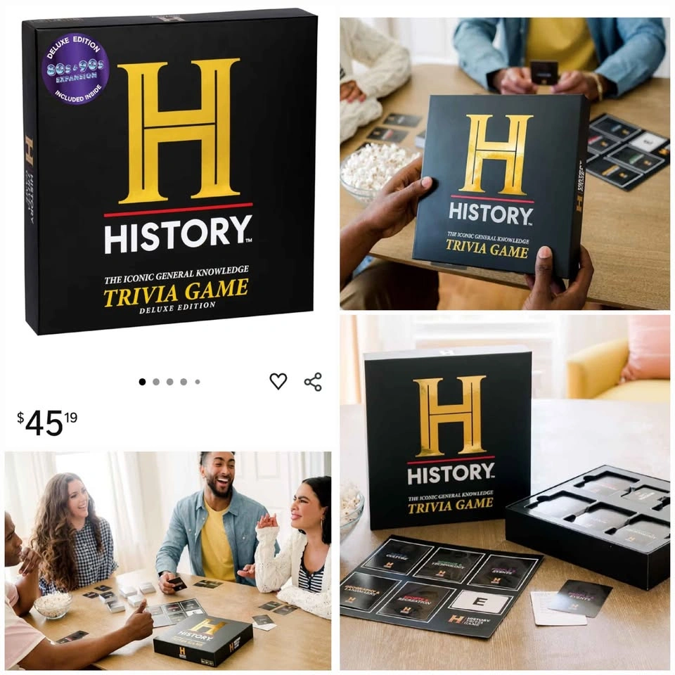 History Trivia Board Game - NEW still wrapped - photo 5