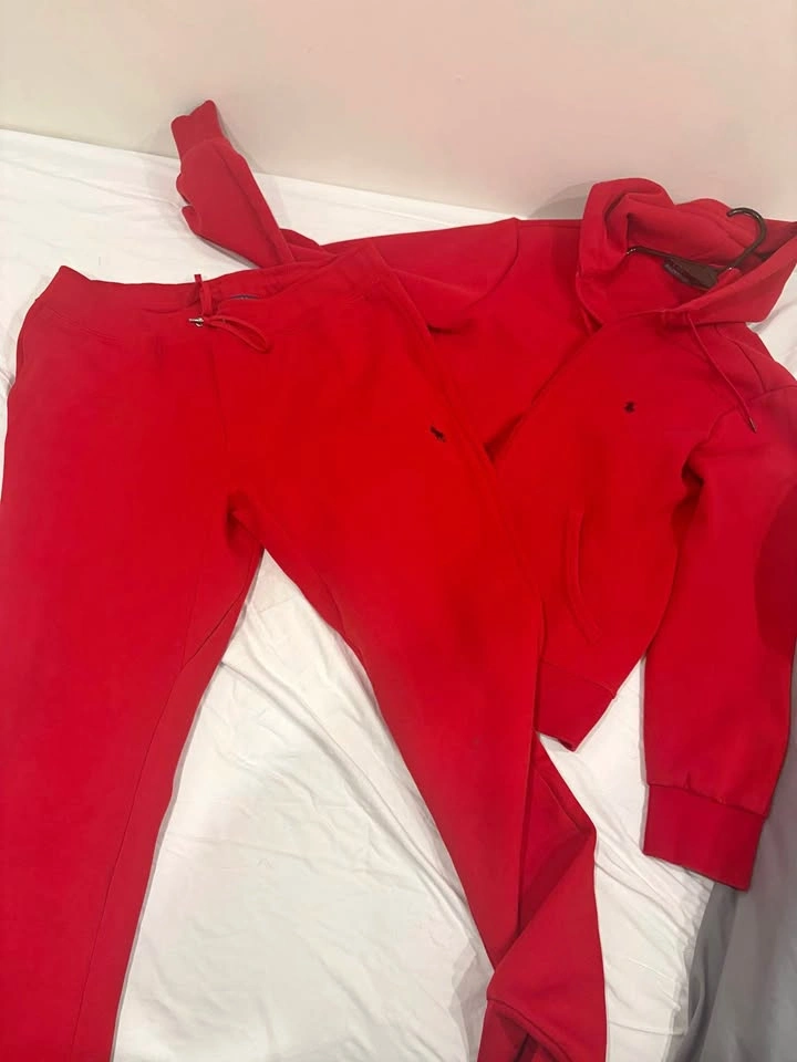 REAL Red Polo Tracksuit Size S