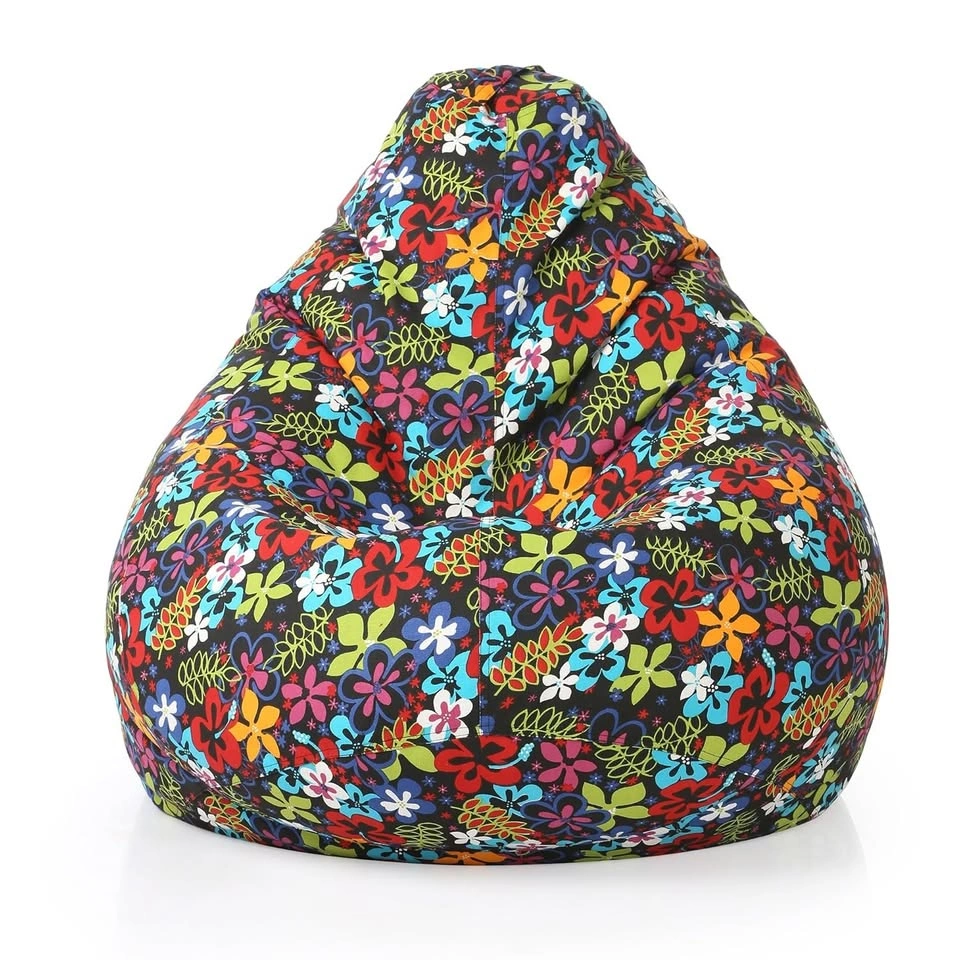 XXXL Floral Bean Bag Chair - Brand New, Filled