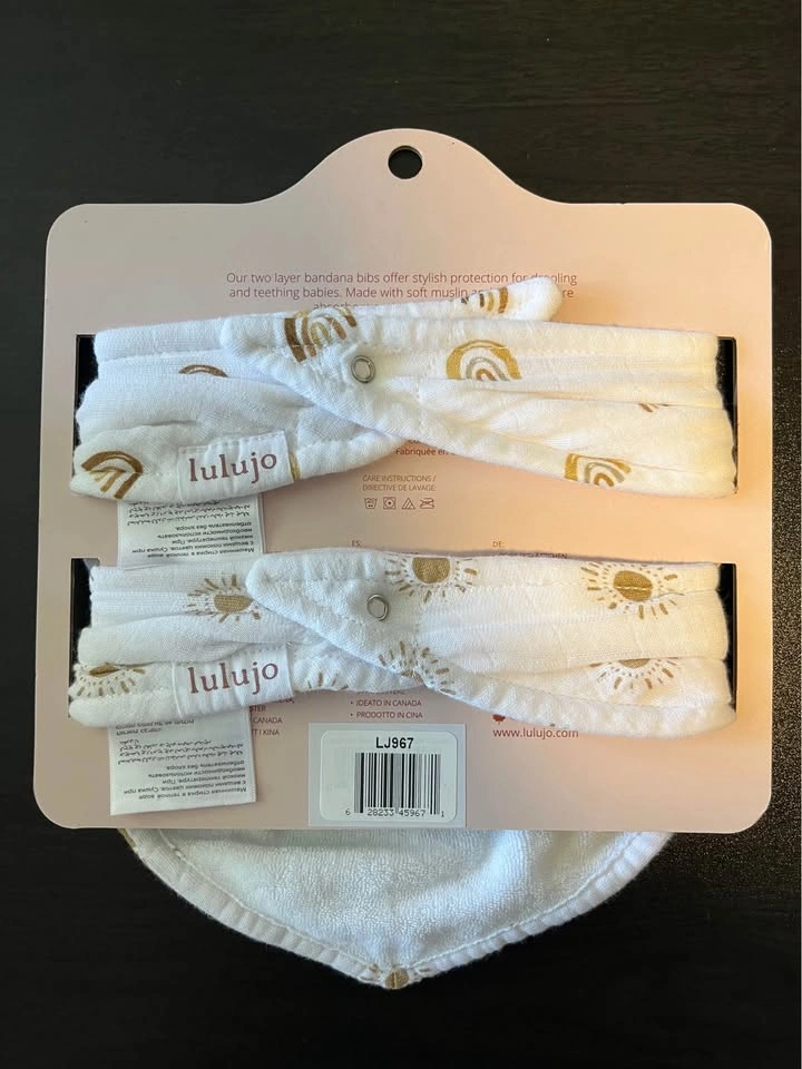 Lulujo Muslin Bandana Bibs - photo 3