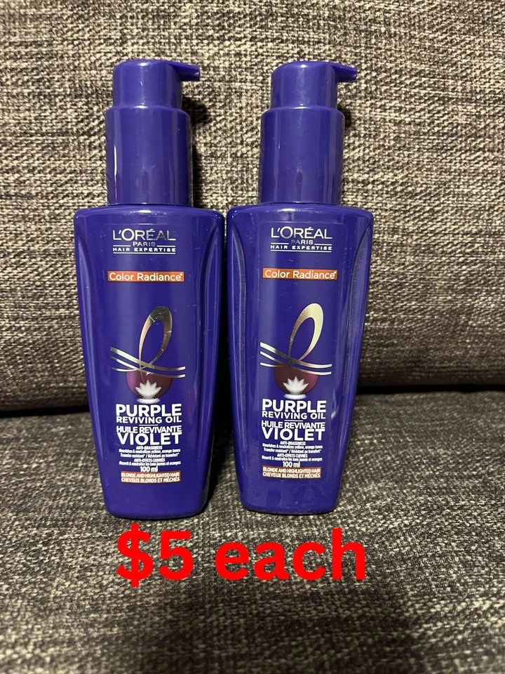 New L’Oréal purple violet oil