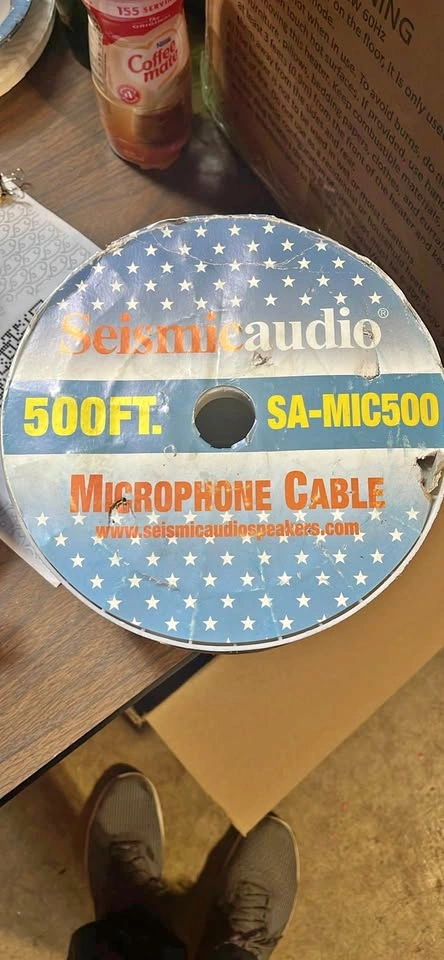 XLR Microphone Cable 500'