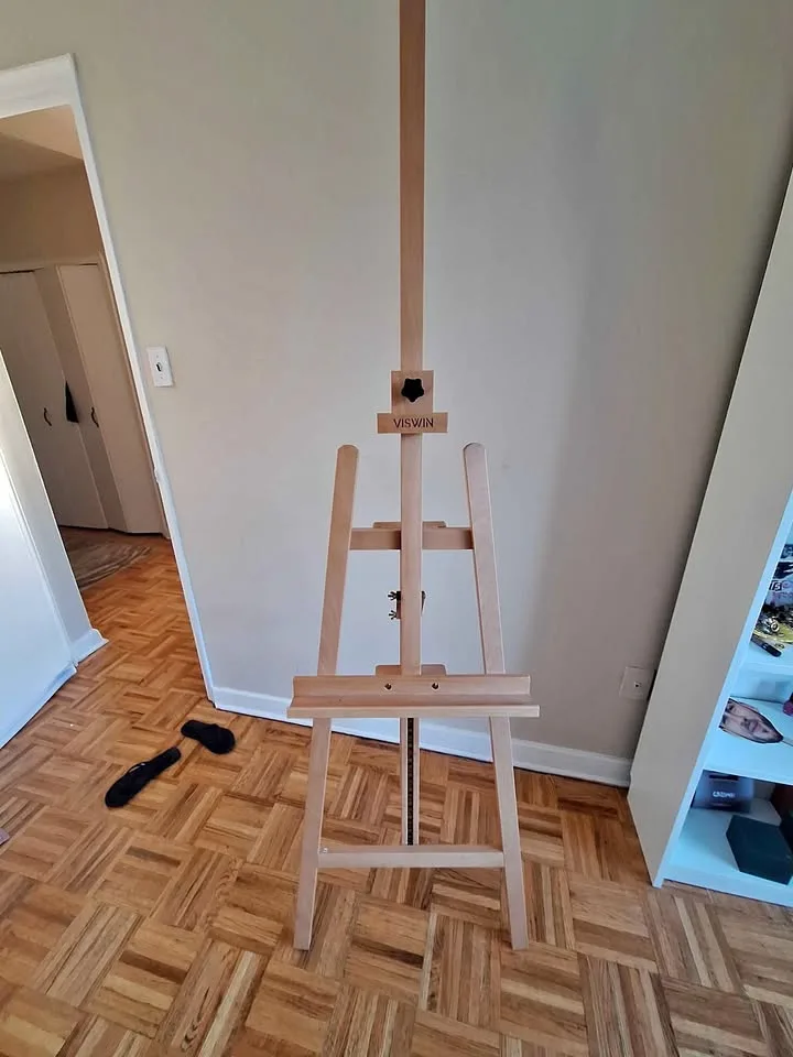Wooden Easel for painting and display thumbnail