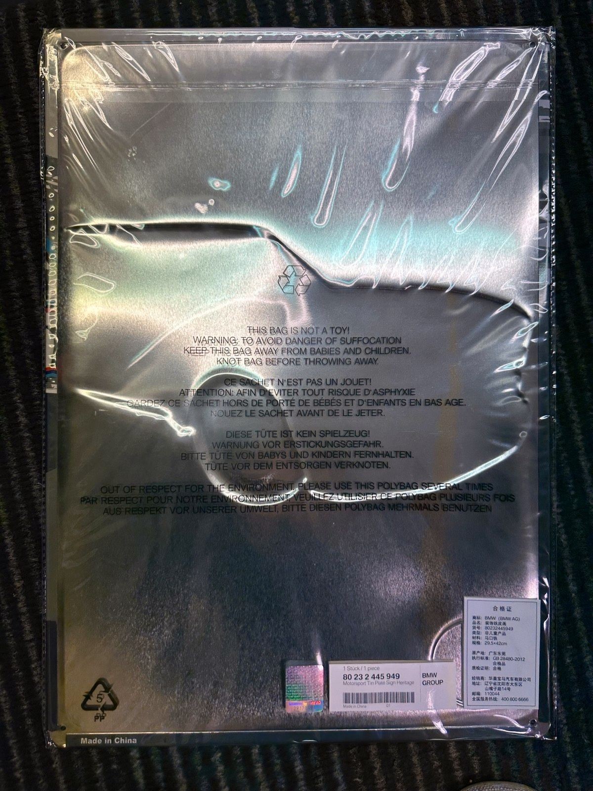 BMW Motorsport 3.0 CSL Heritage Metal Sign - photo 5