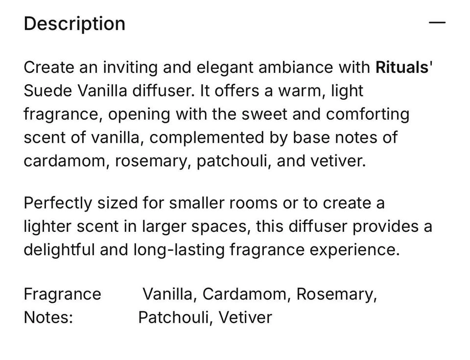 Rituals Suede Vanilla Fragrance Sticks - photo 3