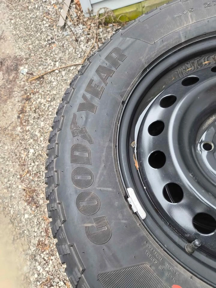 Goodyear Territory AT Tire on Black Steel Rim - 235/65R18 - photo 2