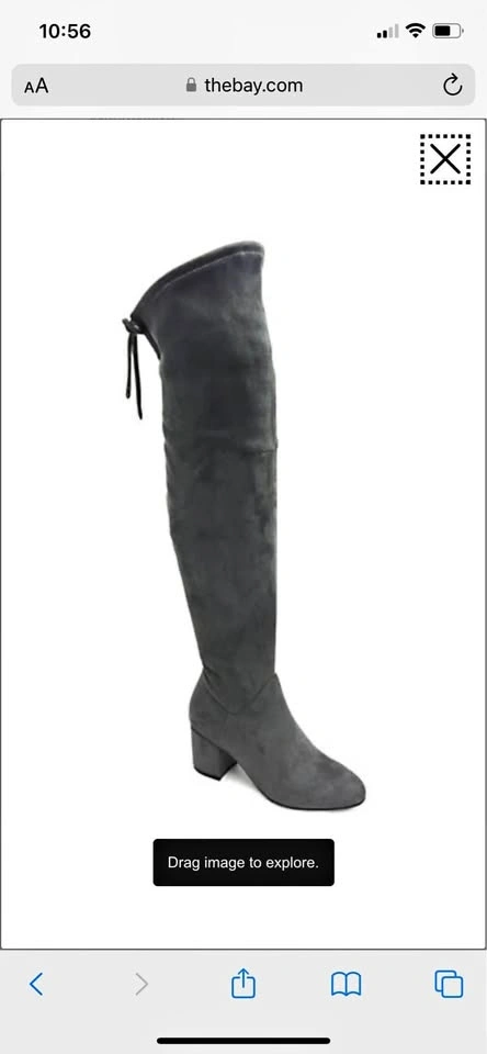 Expression Over The Knee Boots - size 10