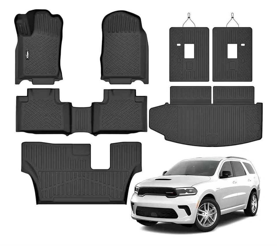 Dodge Durango Floor & Trunk Mats (2016-2025, 7-Seat)