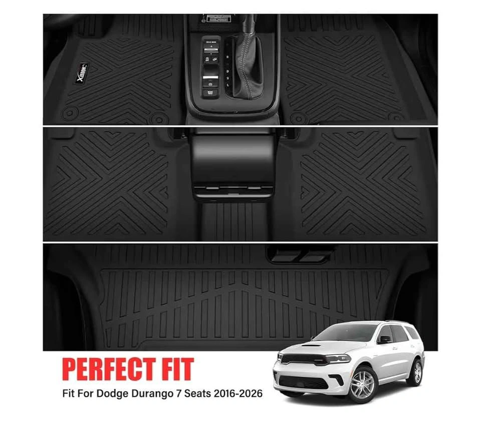 Dodge Durango Floor & Trunk Mats (2016-2025, 7-Seat) - photo 2