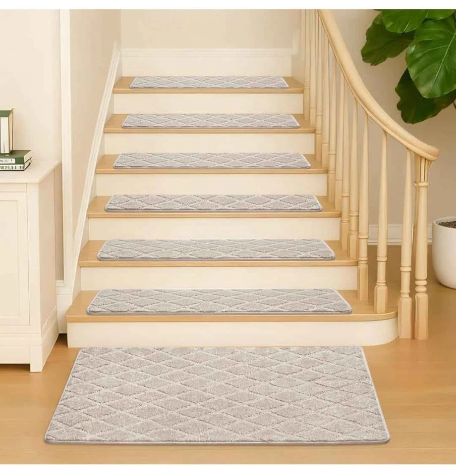 14 Pcs Non Slip Stair Treads Carpet for Wooden Steps - photo 3