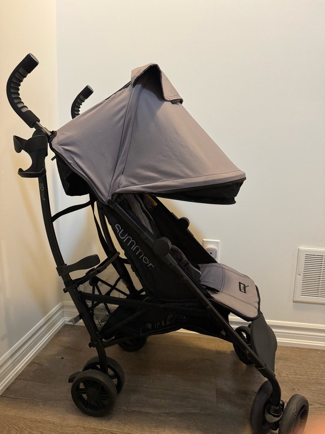 Summer 3Dlite+ Stroller Gray and Black - photo 2