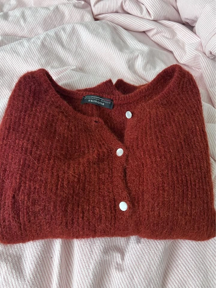 Simons Rust Mohair Alpaca Cardigan - photo 2