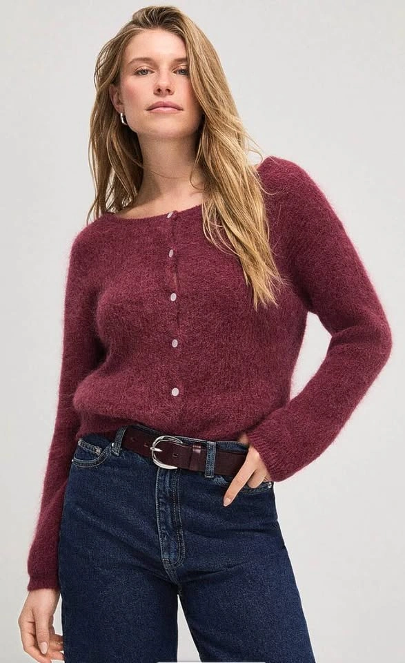 Simons Rust Mohair Alpaca Cardigan - photo 4