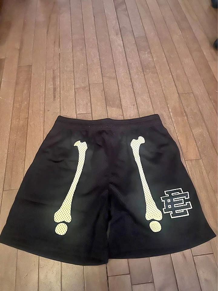 Eric Emanuel EE Skeleton Bone Shorts Large