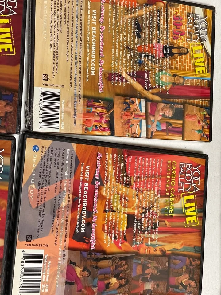 Yoga Booty Ballet DVD Exercise Videos - photo 3