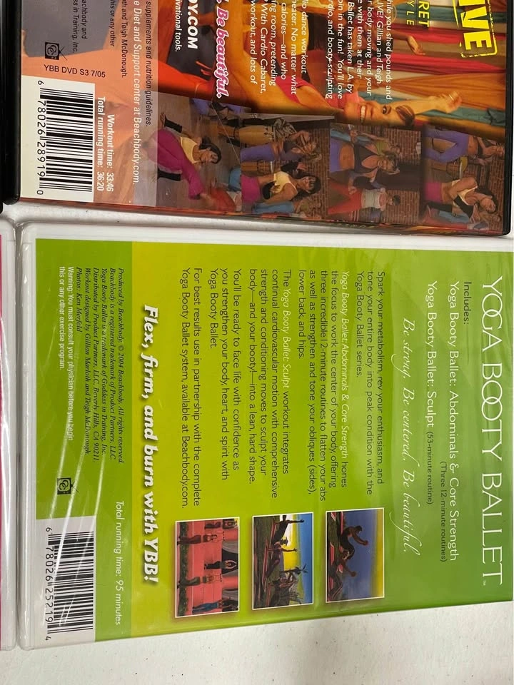 Yoga Booty Ballet DVD Exercise Videos - photo 4