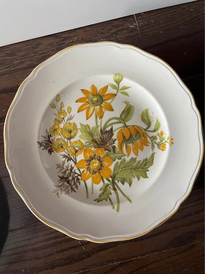 Made in England 6 plates - English ironstone brand - meadow view - photo 3